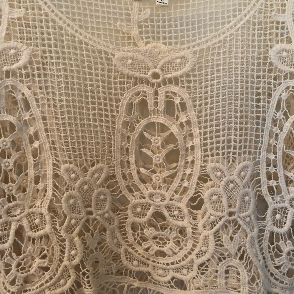 Lace long sleeve top